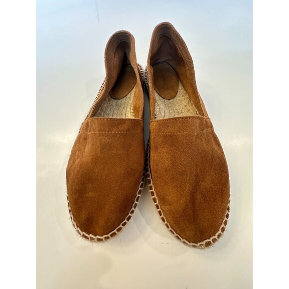 Saks 5Th Avenue Zappatos Slip On Shoe Womens Brown Suede‎ Size 8.0 - Picture 7 of 10